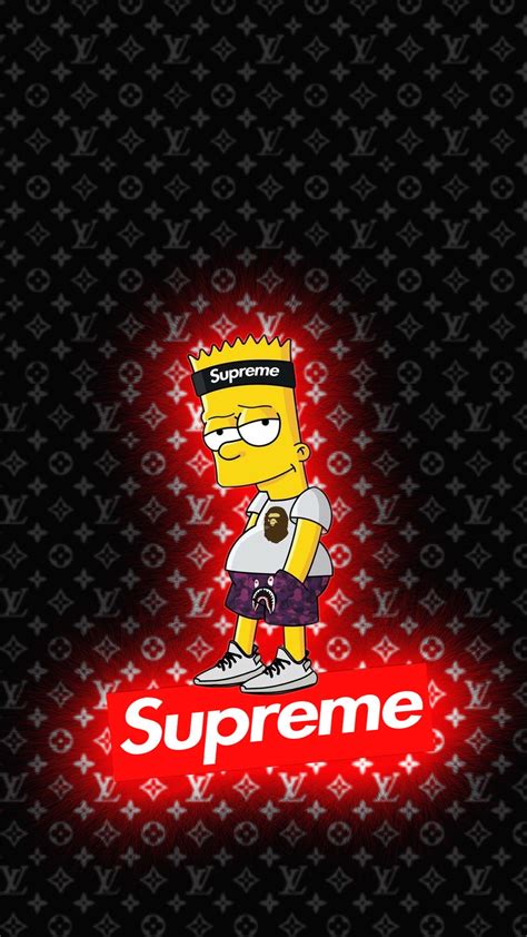 cool bart simpson supreme wallpaper.